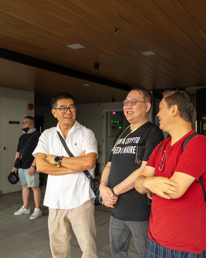 Clients in conversation during a Crestbrick Kuala Lumpur immersion trip
