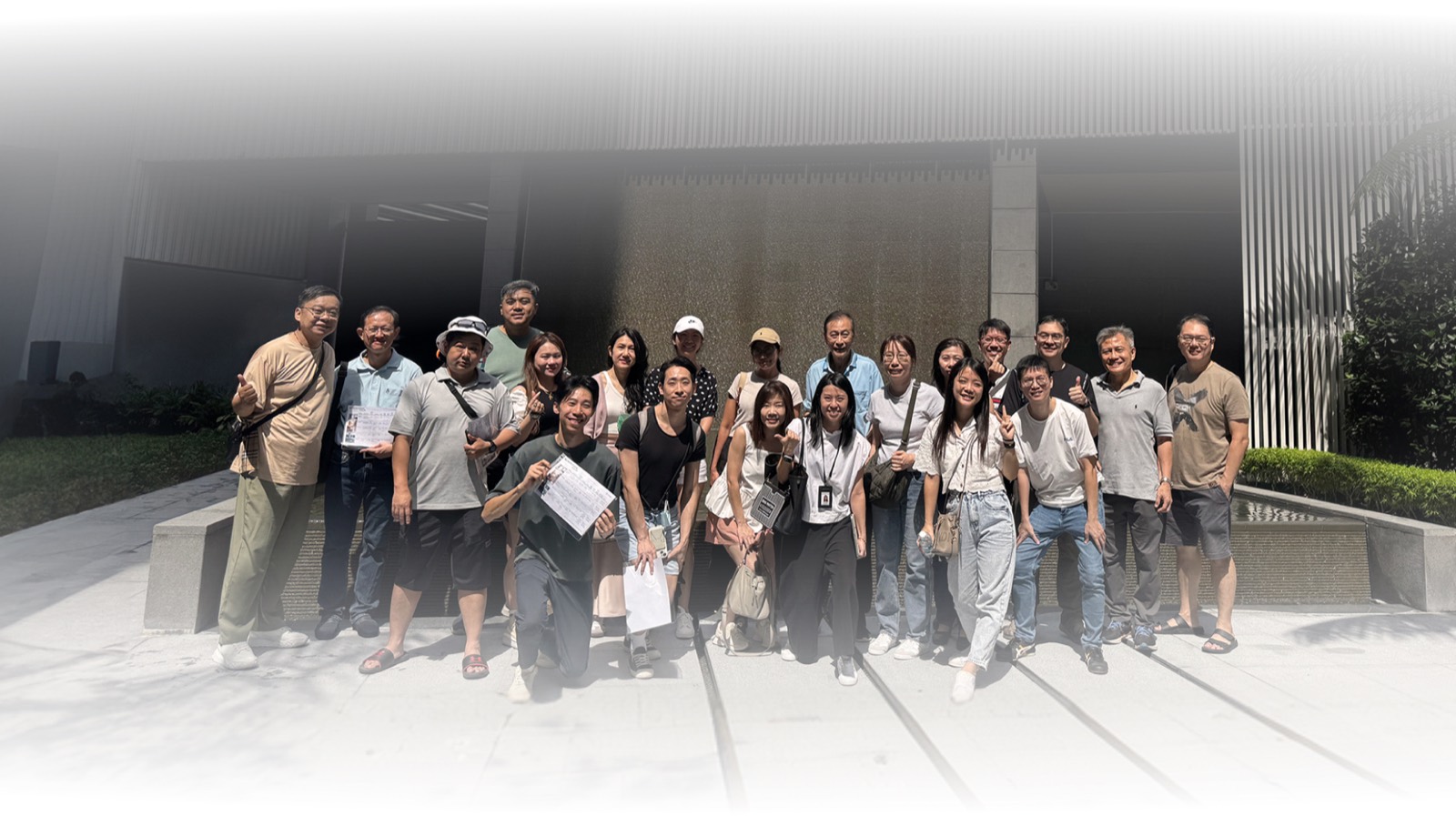 Crestbrick clients and team on the residential property tour