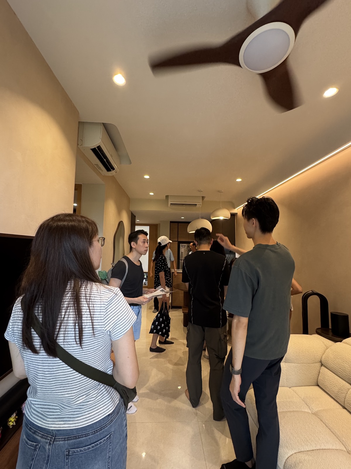 Crestbrick clients on a residential property tour