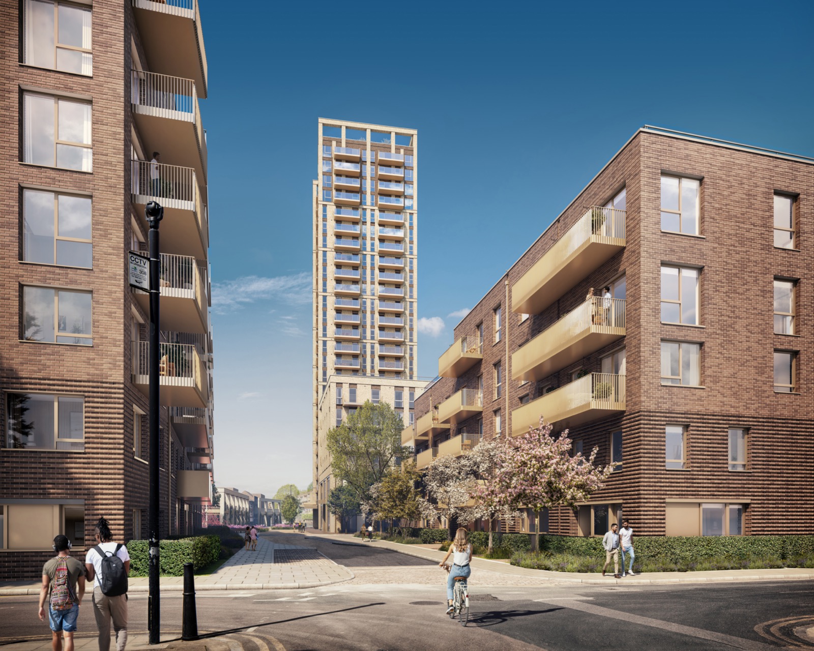 Upper East, Bromley-by-Bow — computer-generated image, indicative only